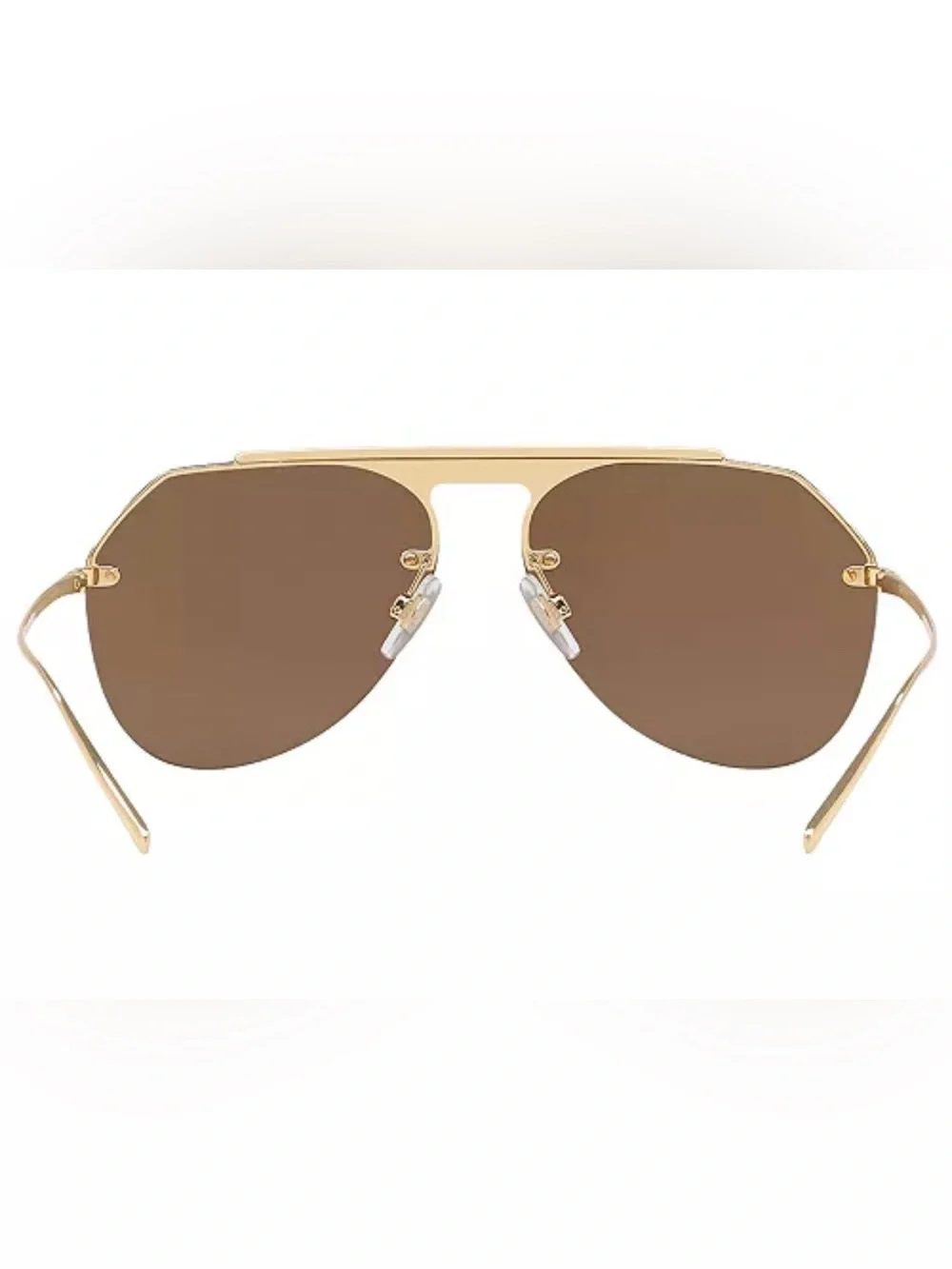 Dolce & Gabbana Gold Aviator Sunglasses Unisex OS